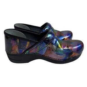 Dansko Professional 669 Petrol Clogs Multicolor Women’s Size EU 38 Size 7 USED